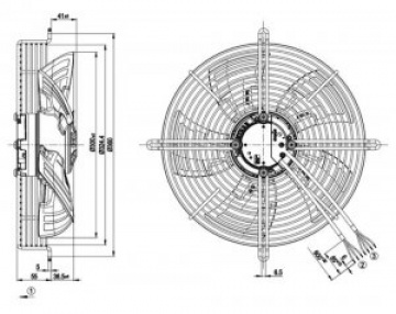 Ventilator axial de aspiratie EBM S3G 300-AN02-32